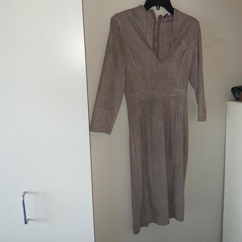 Akira - Beige Suede - Dress